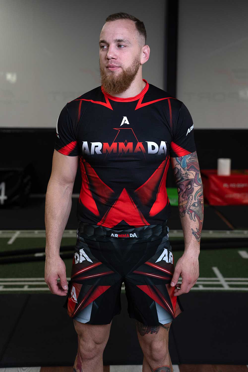 Armmada MMA Šorc, Regular - Crveni - Slika 2