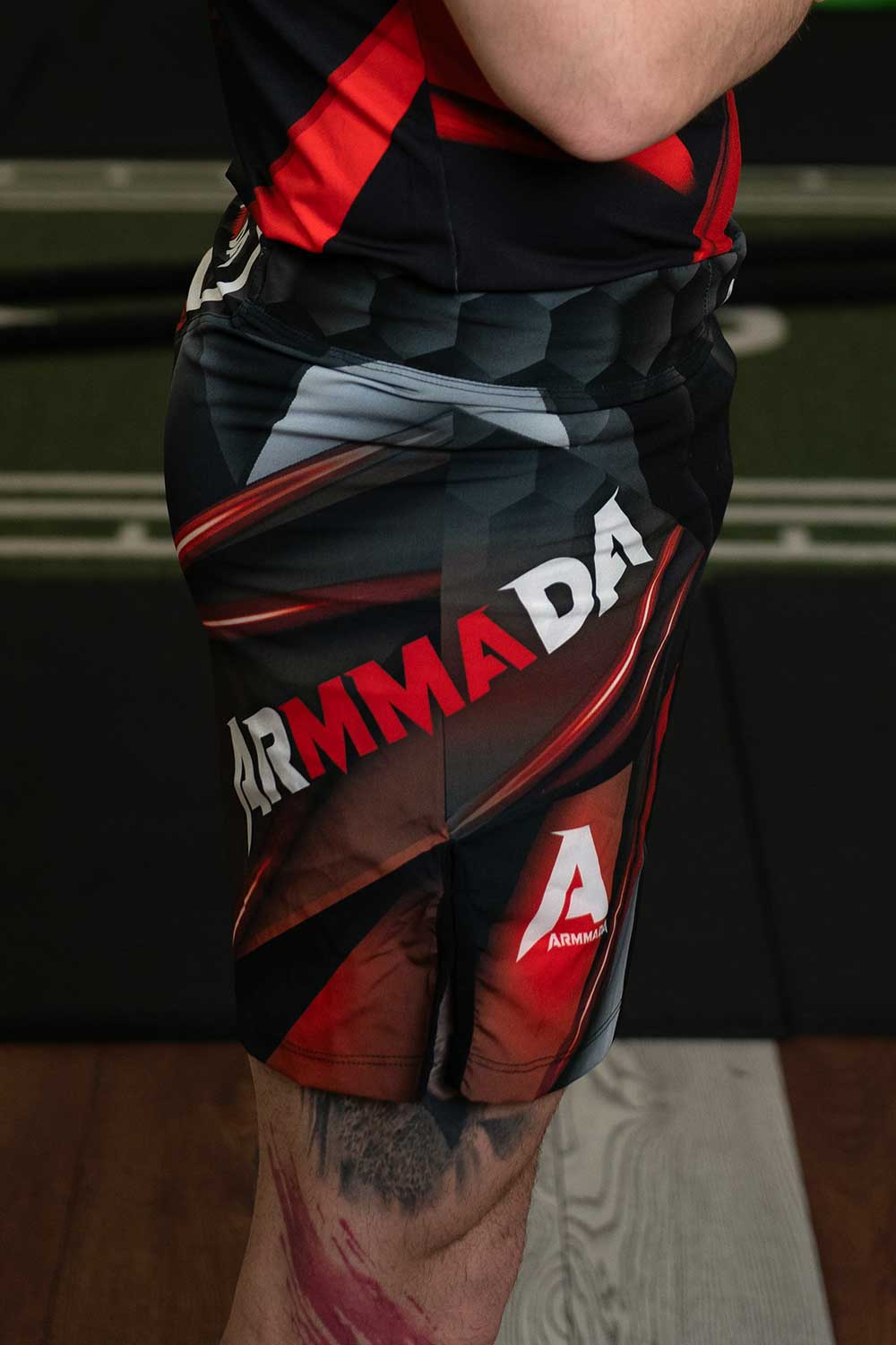 Armmada MMA Šorc, Regular - Crveni - Slika 3