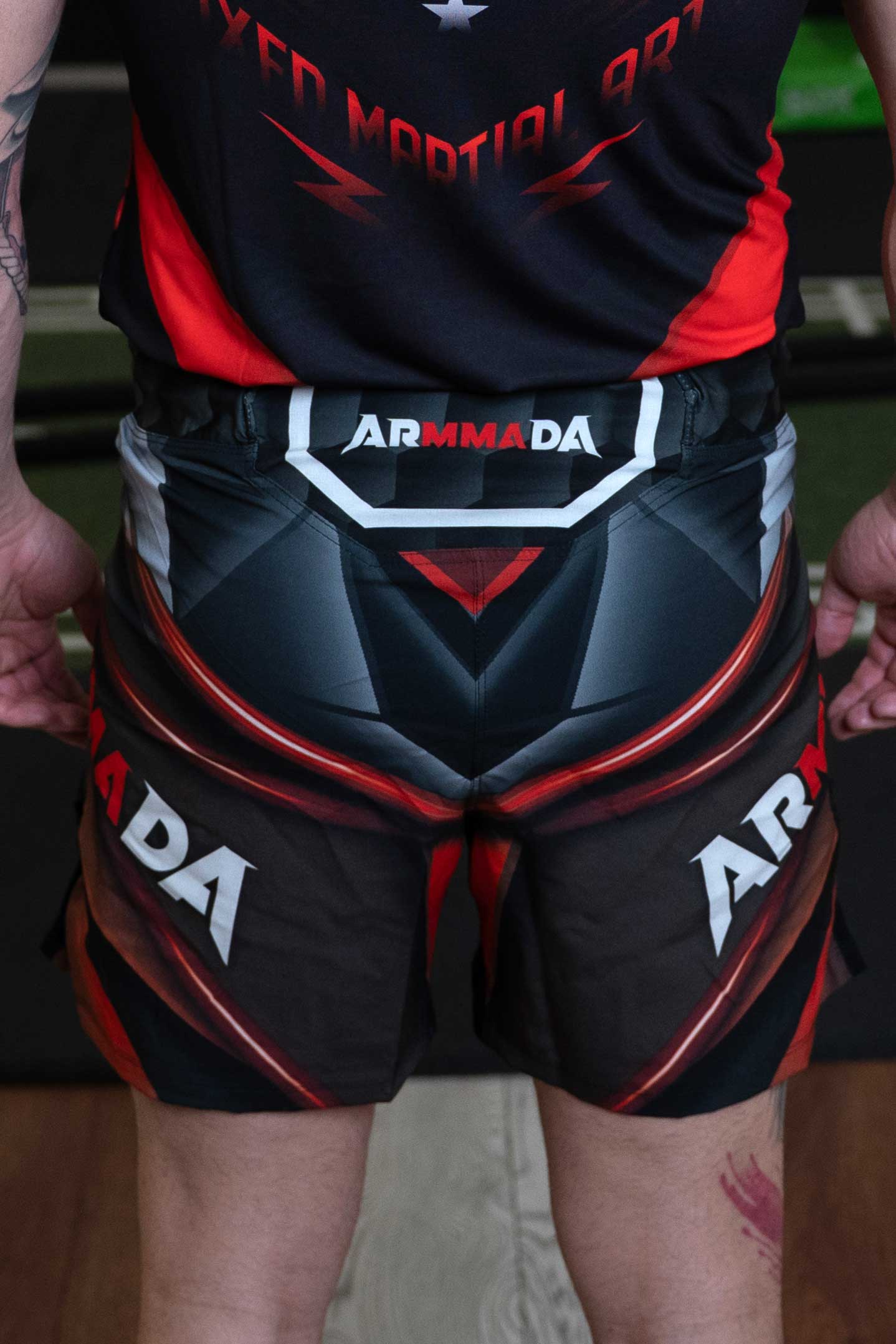 Armmada MMA Šorc, Regular - Crveni - Slika 6